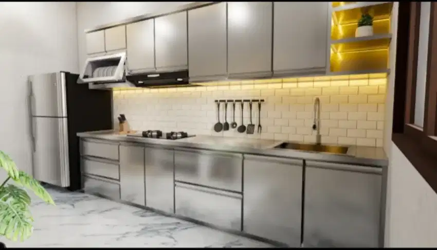 Kitchen Set Stainless Steel