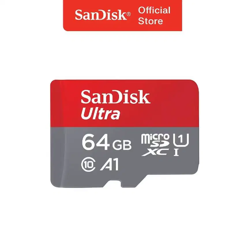 Kartu Memory MicroSD Sandisk Ultra UHS-I A1 64GB 140MBps - #IRone