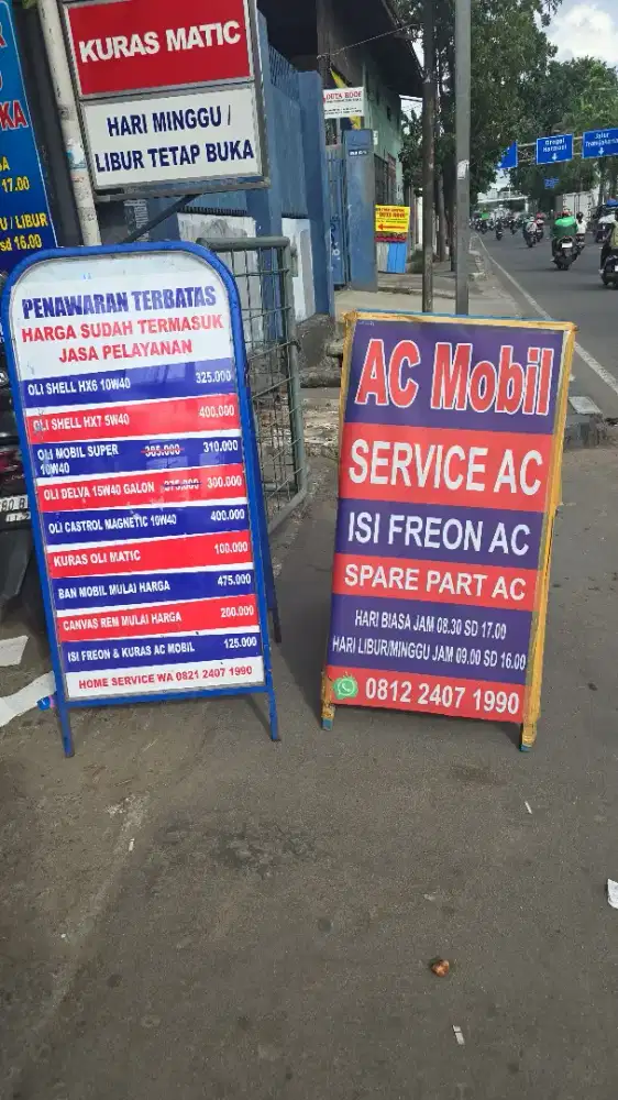 Mekanik AC mobil & nyetir mobil