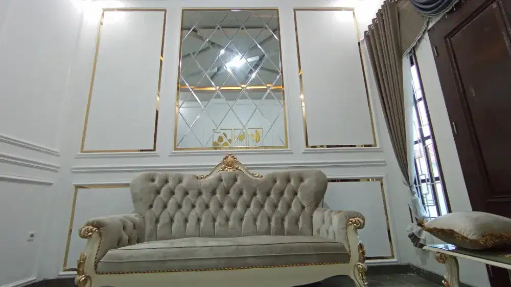 MOLDING PLAFON GIPSUM PVC DAN CAT