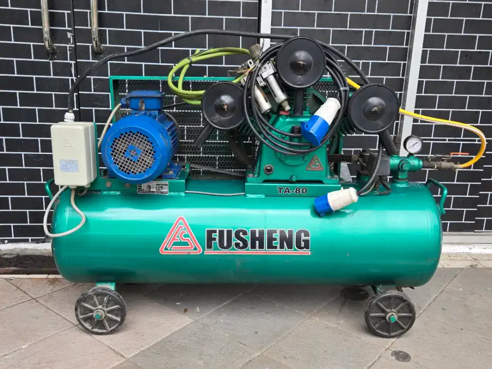 Kompresor Fusheng 5hp + Motor 5.5Hp 3phase merk ADK Best