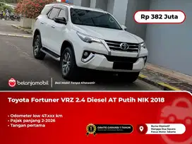 LOW KM !! TOYOTA FORTUNER VRZ DIESEL 2018 / 2019 PUTIH