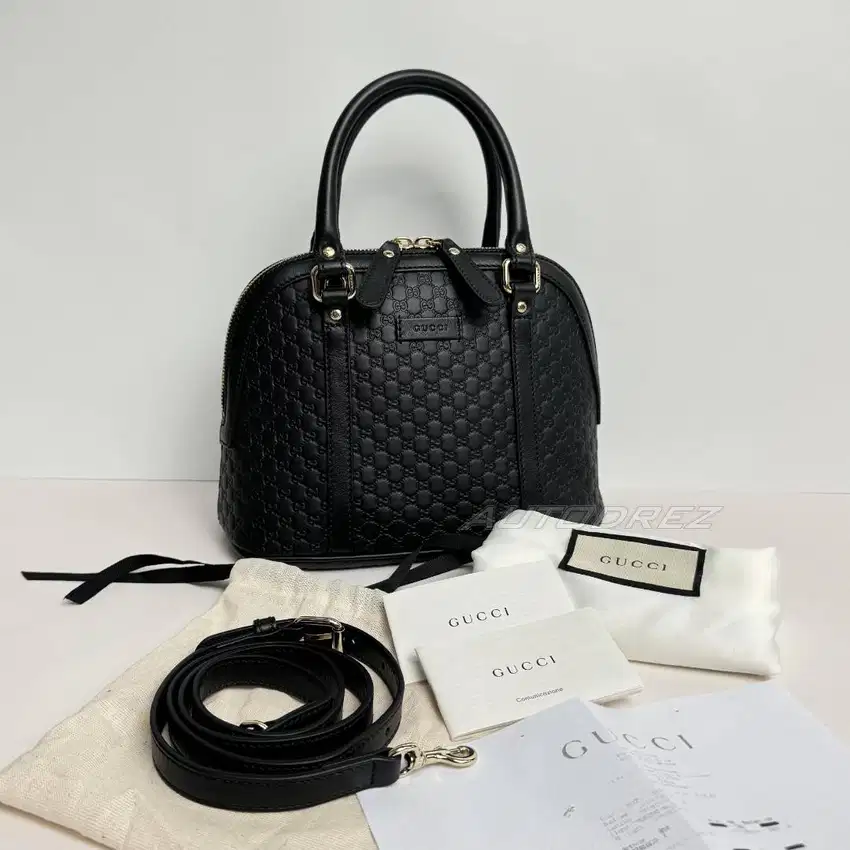 GUCCI Microguccissima  Alma GG Ori Dome Tas Handbag Crossbody