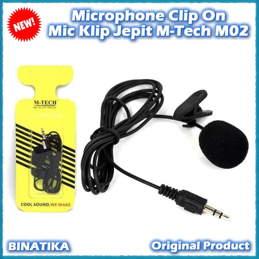 Microphone Clip On Mic Klip Jepit Mtech M02 M-Tech M02 Live Youtube IG
