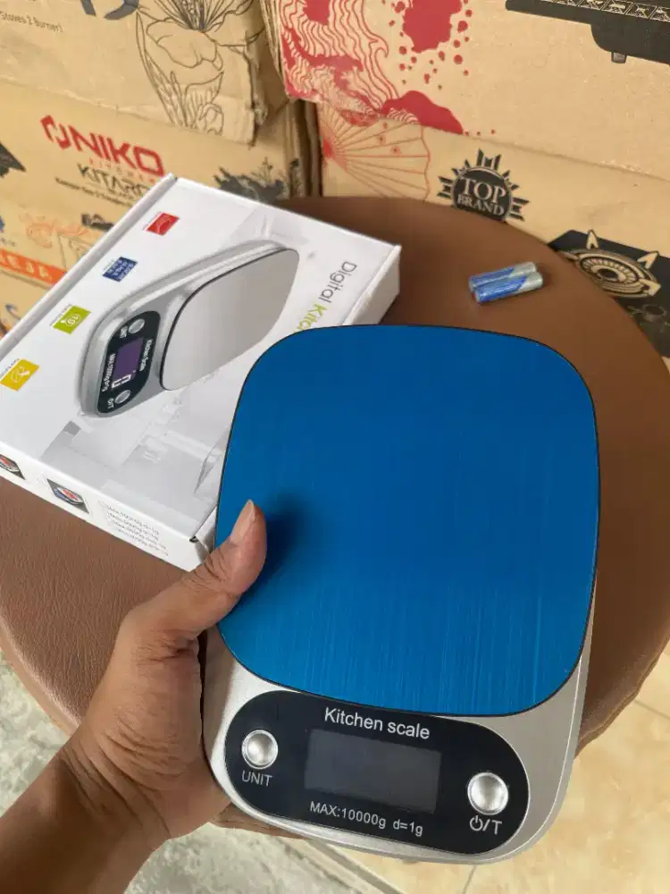 Baru timbangan dapur digital max beban 10 kg