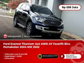 LOW KM.15RB !! FORD EVEREST TITANIUM 4X4 AWD 2024 / 2022 BIRU