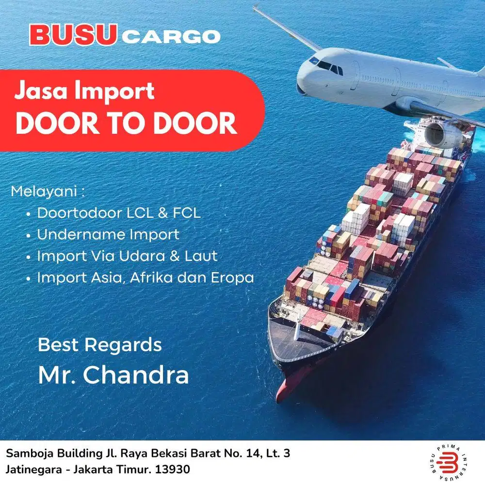 Jasa Import Barang dari China, Singapore dan Eropa