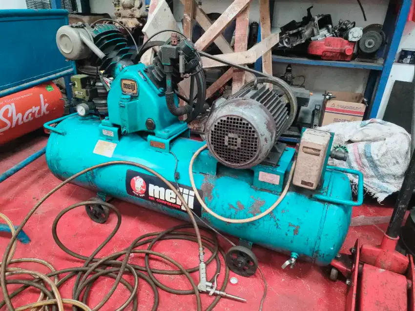 Kompresor angin 3 phase lengkap ,Made in japan