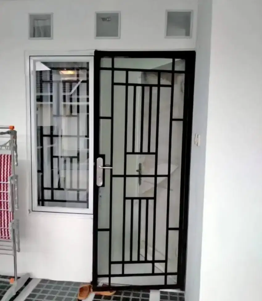 Pintu tralis murah tanpa DP sudah hantar dan pasangg terima jadi beres