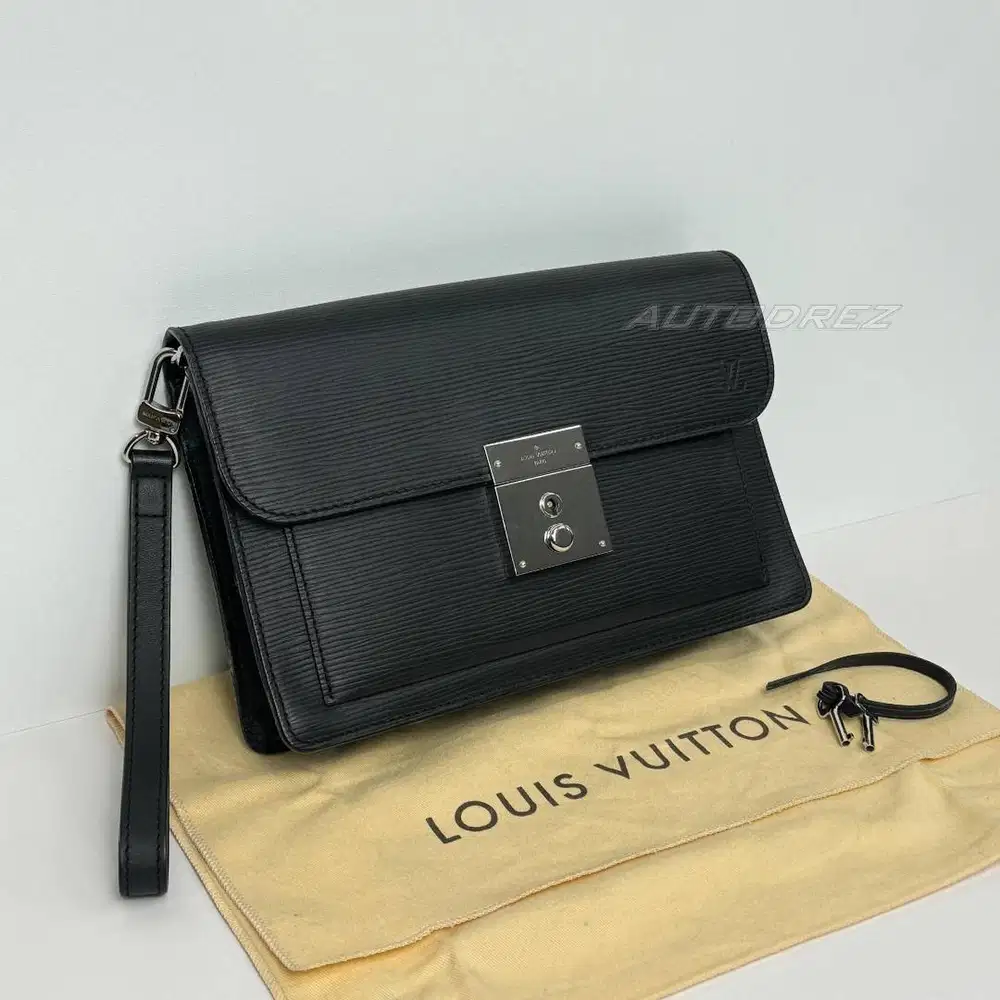 LOUIS VUITTON Epi Neo Belaia Dompet Tas Clutch Pouch Original