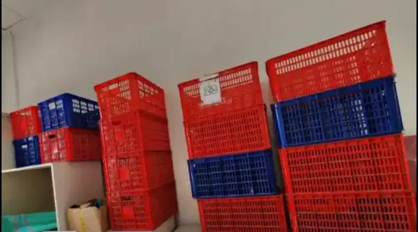 Dijual keranjang industri container box, keranjang ekspedisi