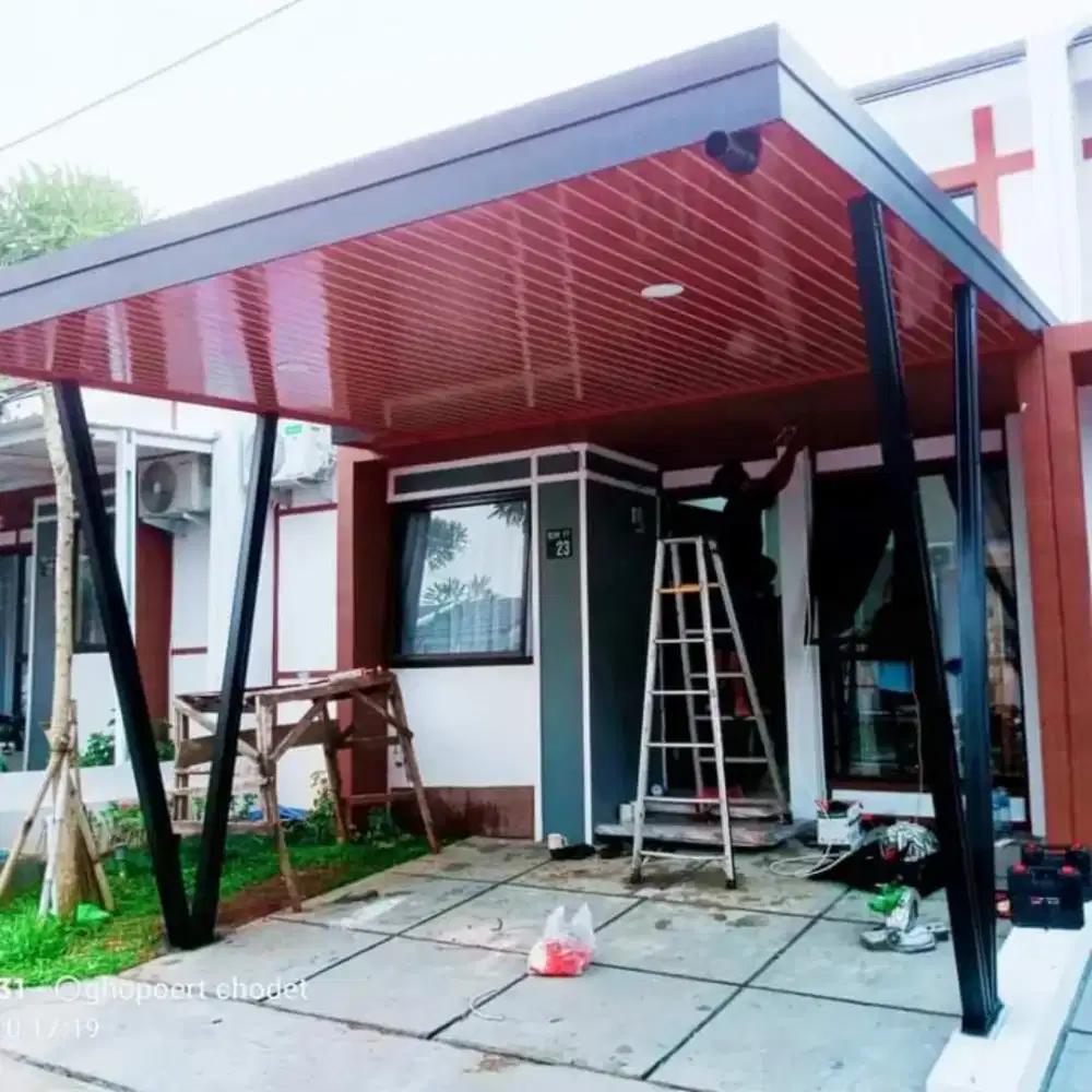 Kanopi Besi Hollow: Solusi Melindungi Rumah Anda