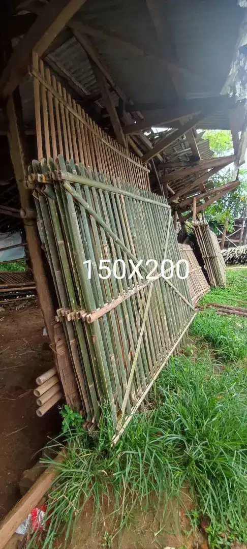 Jual pagar bambu/pager bambu/kikis bambu