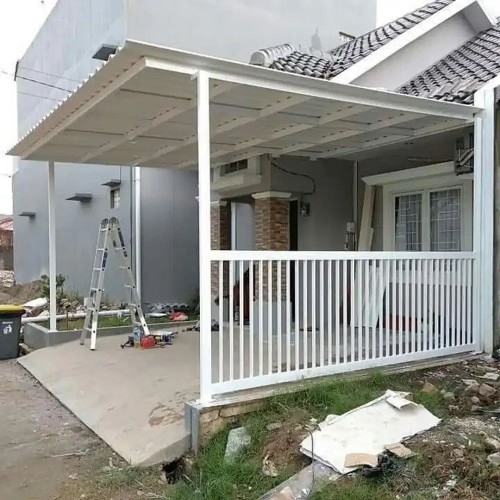 Kanopi Besi Hollow: Solusi Melindungi Rumah Anda