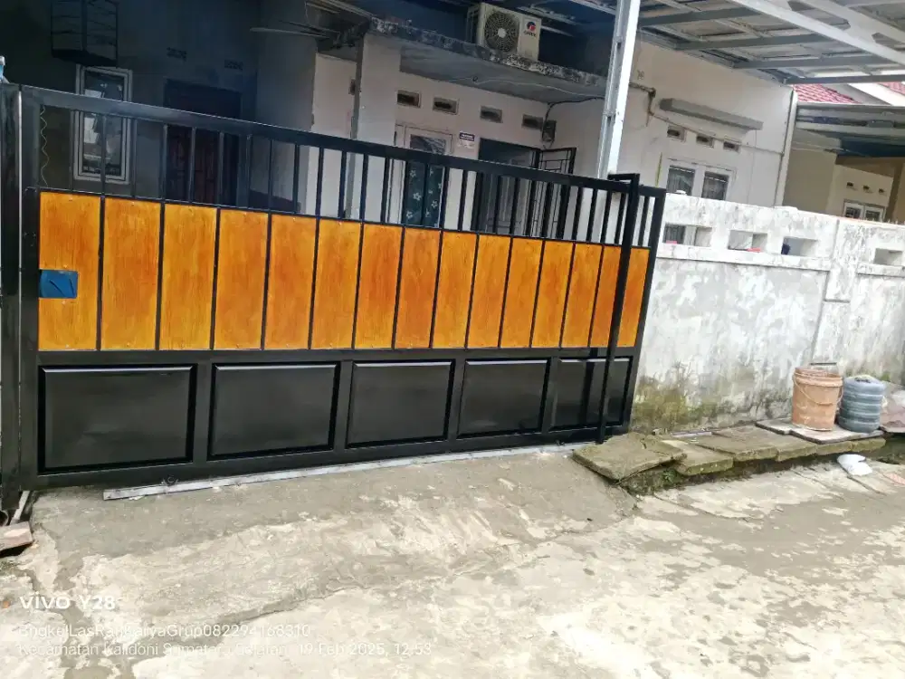 Pagar minimalis modern