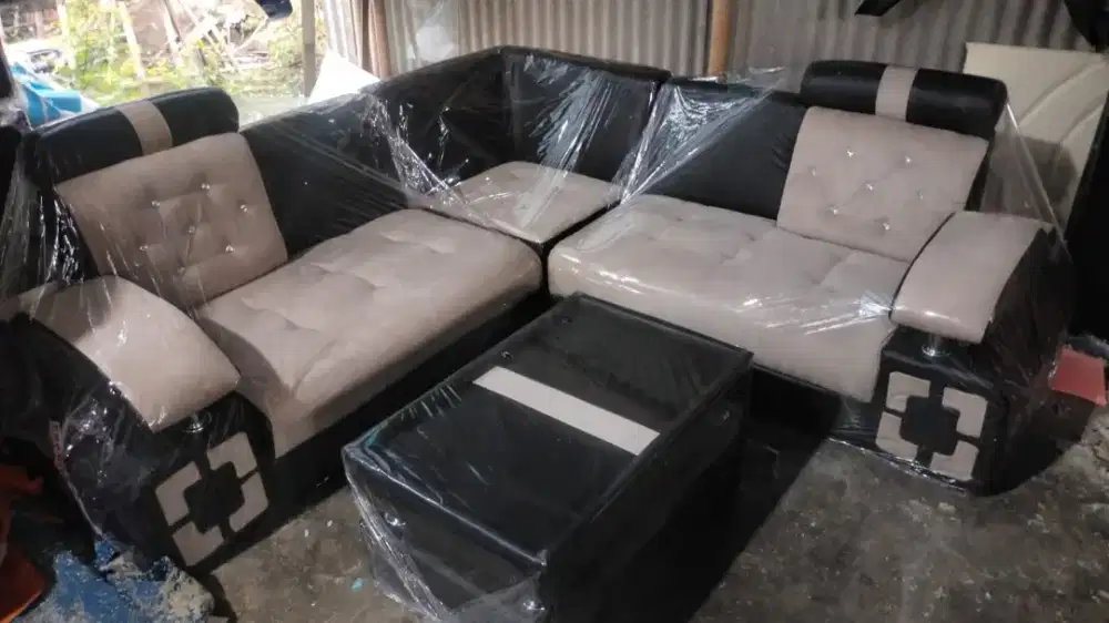 Sofa Tamu Sofa Sudut Hijau
