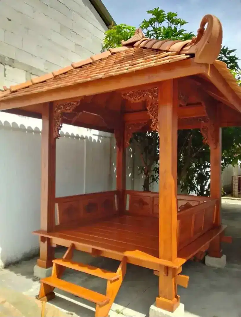 Saung taman minimalis 2x2meter