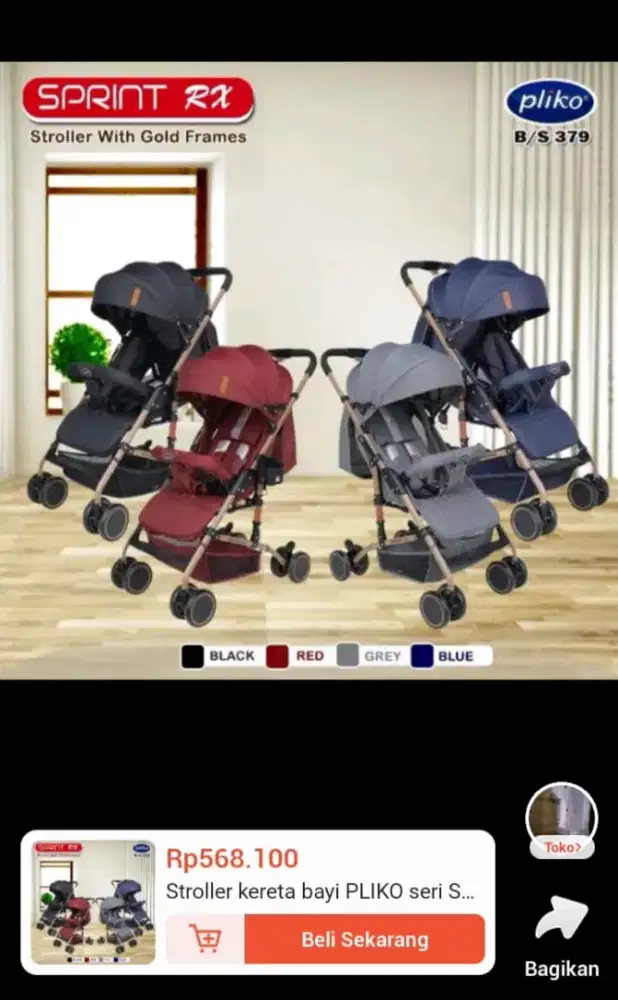 Stroller Pliko Baru