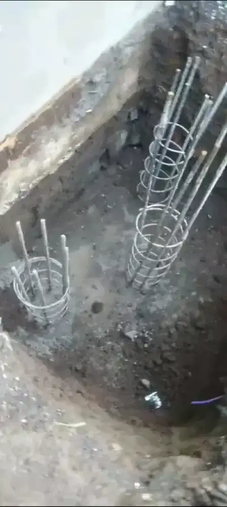 Bore pile strauss pile