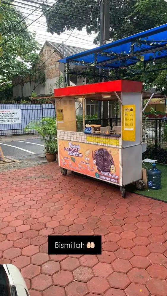 Jual gerobak / both cakep