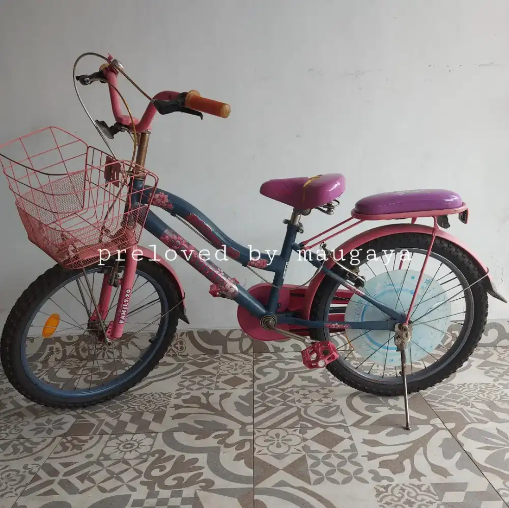 Sepeda anak perempuan 20inch merek family