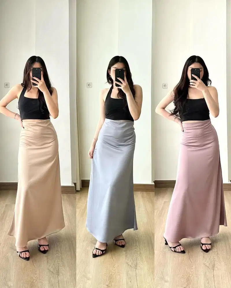Rok satin skirt