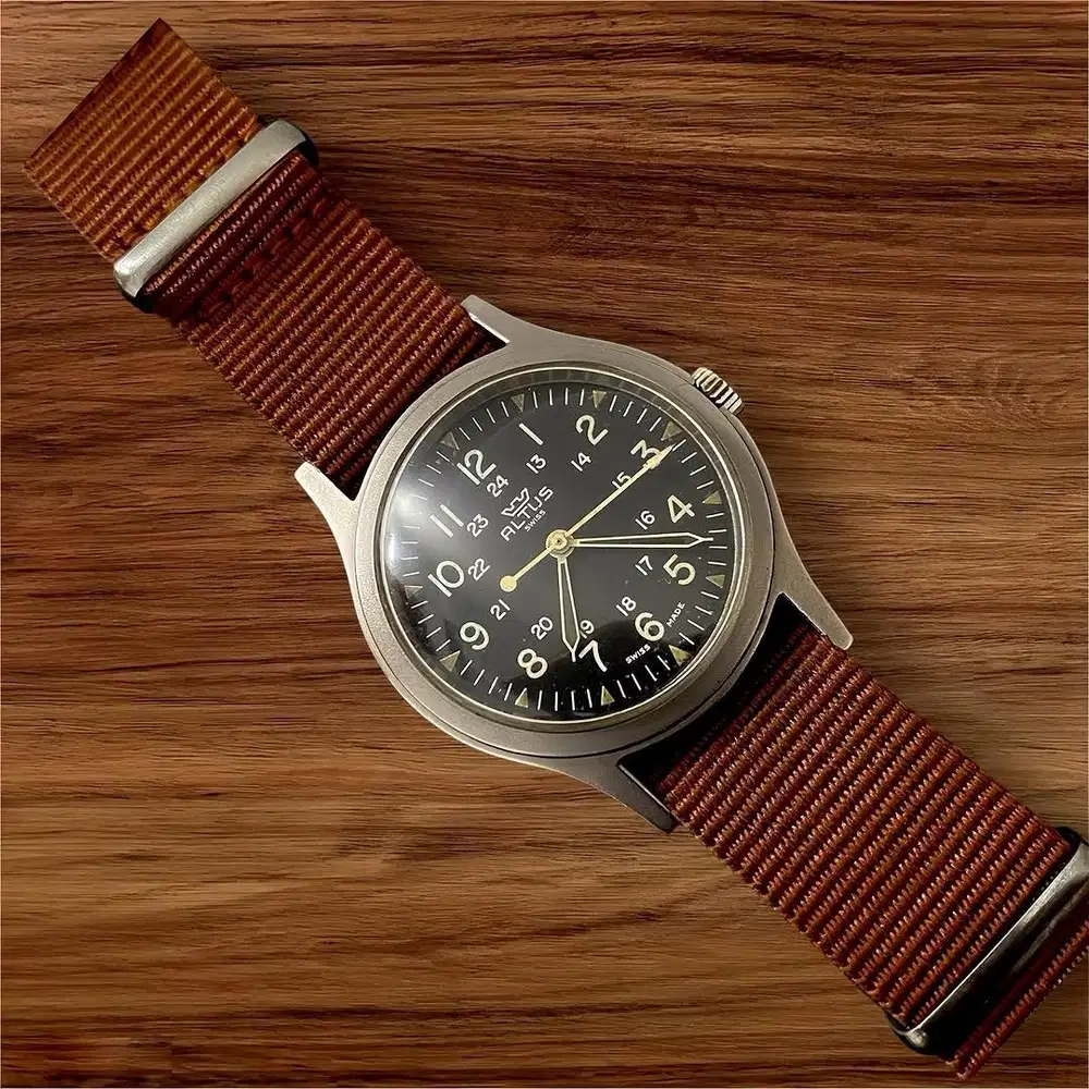 Glycine Altus GG-W-113 USA Pilot Military no oris hamilton omega