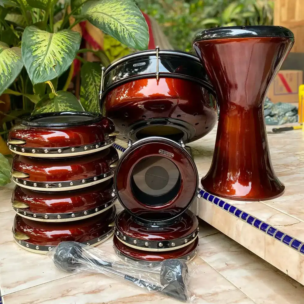 REBANA HADROH TERBANG SATUSET MOTIF FULL TAS