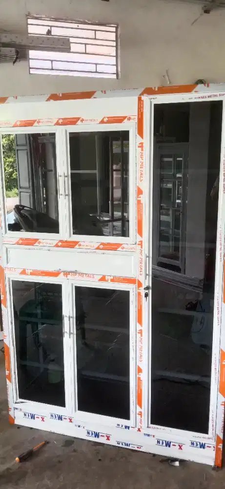 Rak Piring Aluminium+Laci