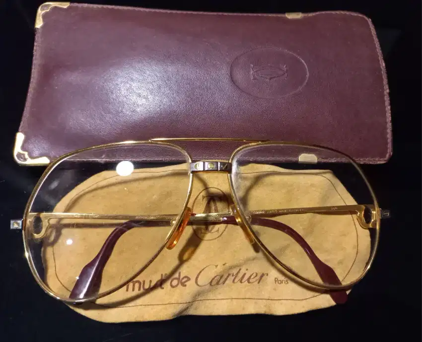 Kacamata cartier ori jadul aviator