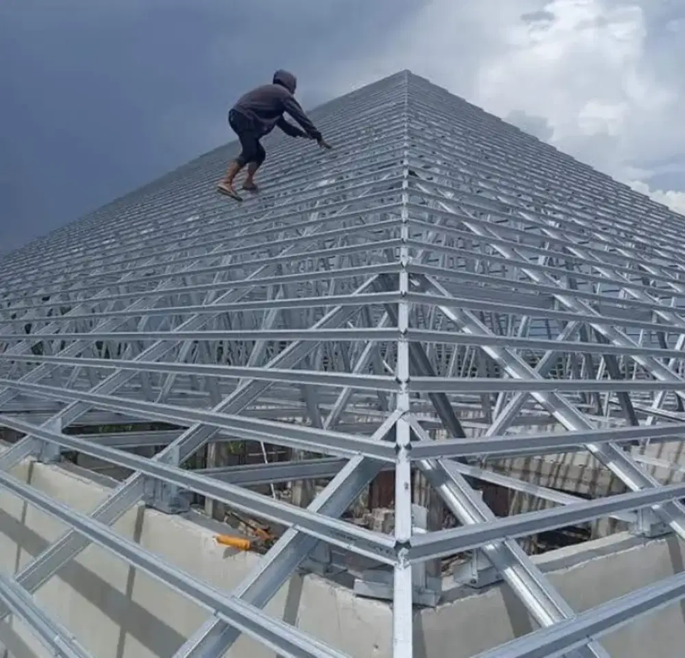 Baja ringan SNI bongkar pasang atap lama dan psang baru atap rumah dll