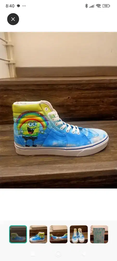Vans limited edition sponge bob original