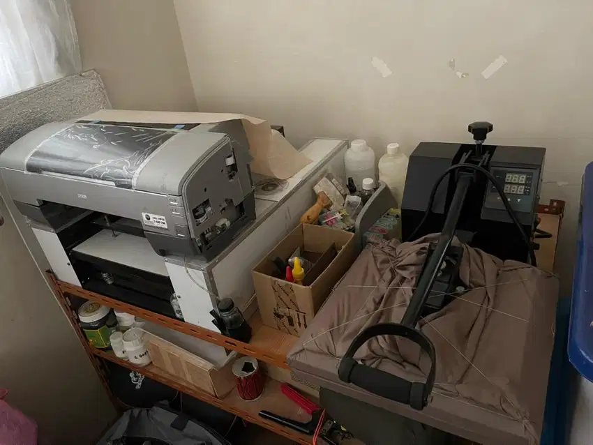 Alat Sablon Printer + Hot Press | Nego Tipis2
