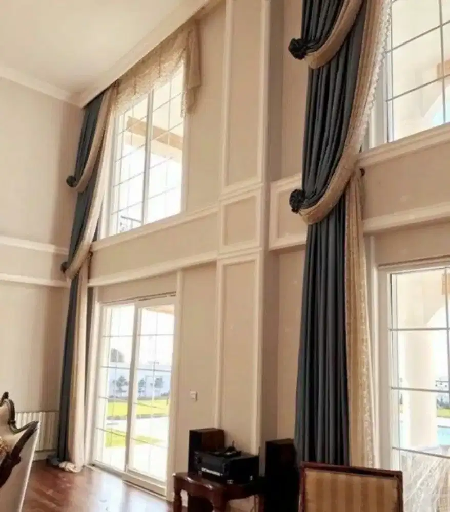 Pasang gordyn gorden murah vertikal roll blind jasa wallpaper dinding