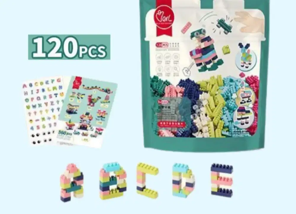 Lego 120 pcs. Cocok untuk dijual kembali. Kondisi Baru. Dijual murah