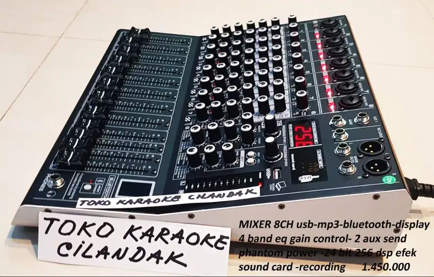 mixer 8ch bluetooth