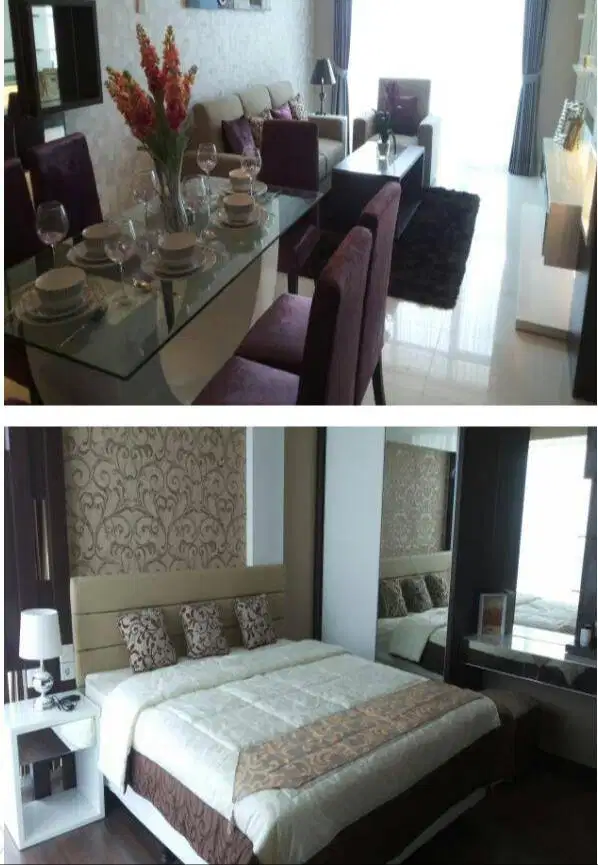 Dijual Apartemen Trilium Lantai 23 3BR Furnish Surabaya Pusat