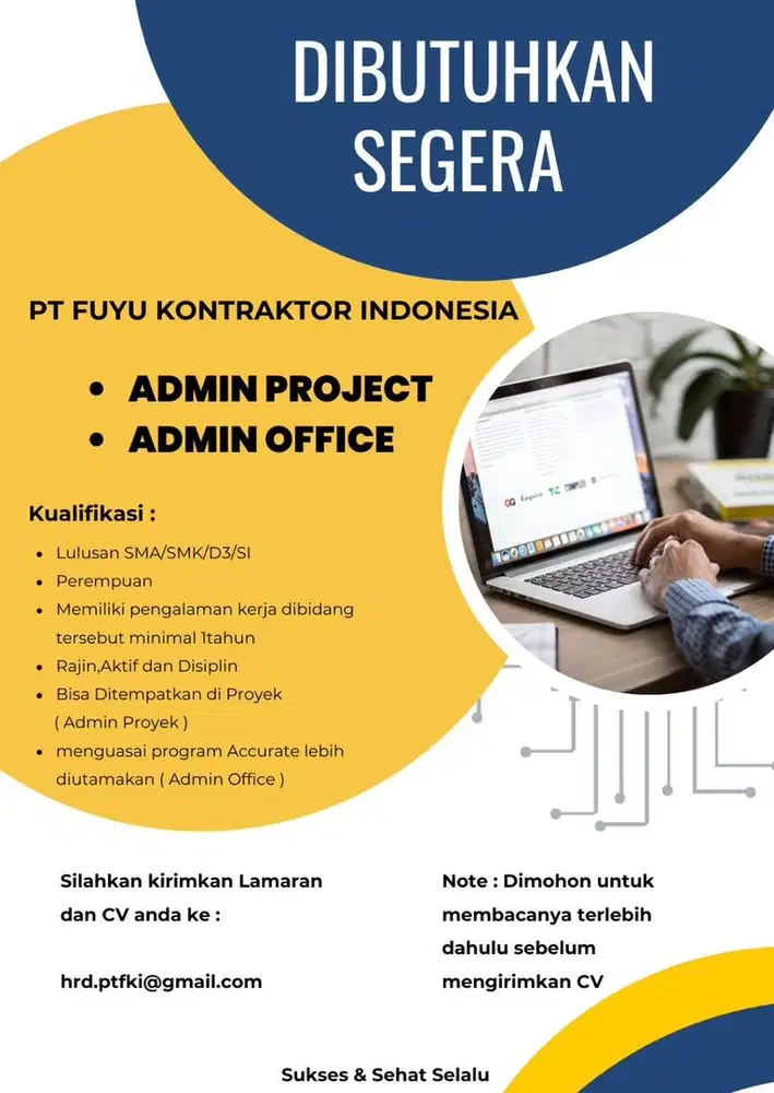 DIBUTUHKAN segera!!!