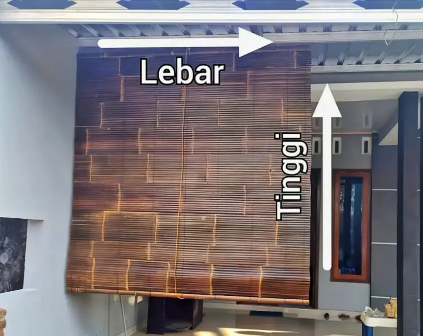TIRAI BAMBU WULUNG PLITUR
