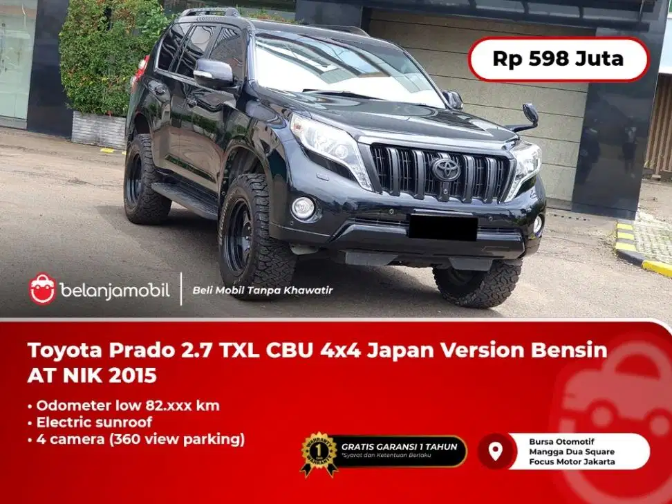 [ RARE ] Toyota Prado 2.7 TXL 4x4 Japan Version Bensin AT 2015/2016