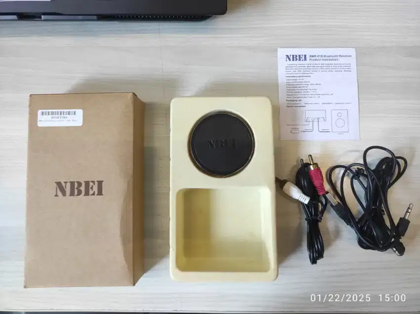 NBEI Receiver Bluetooth Wireless Untuk Speaker Biasa Menjadi Bluetooth