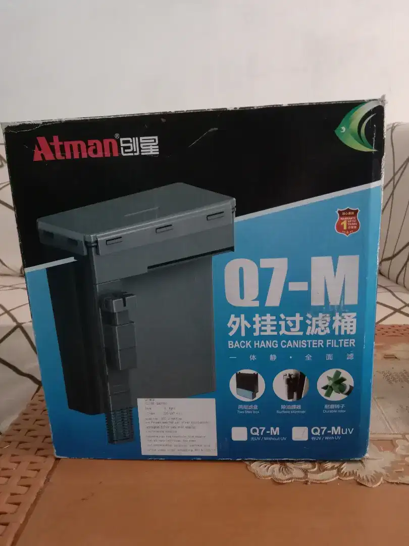 Atman Q7-M Filter Aquarium