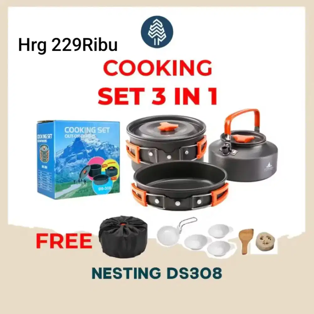 Panci Set camping/ Cooking Set