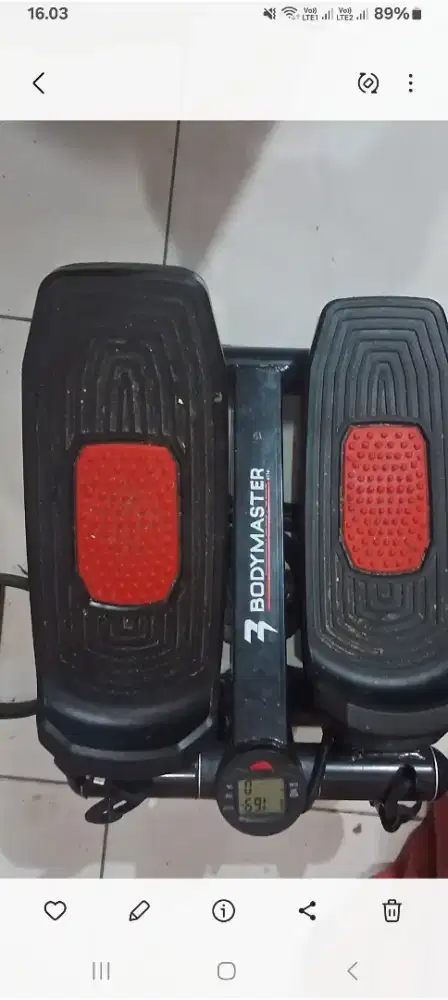 Alat Olahraga Fitness Stepper di rumah