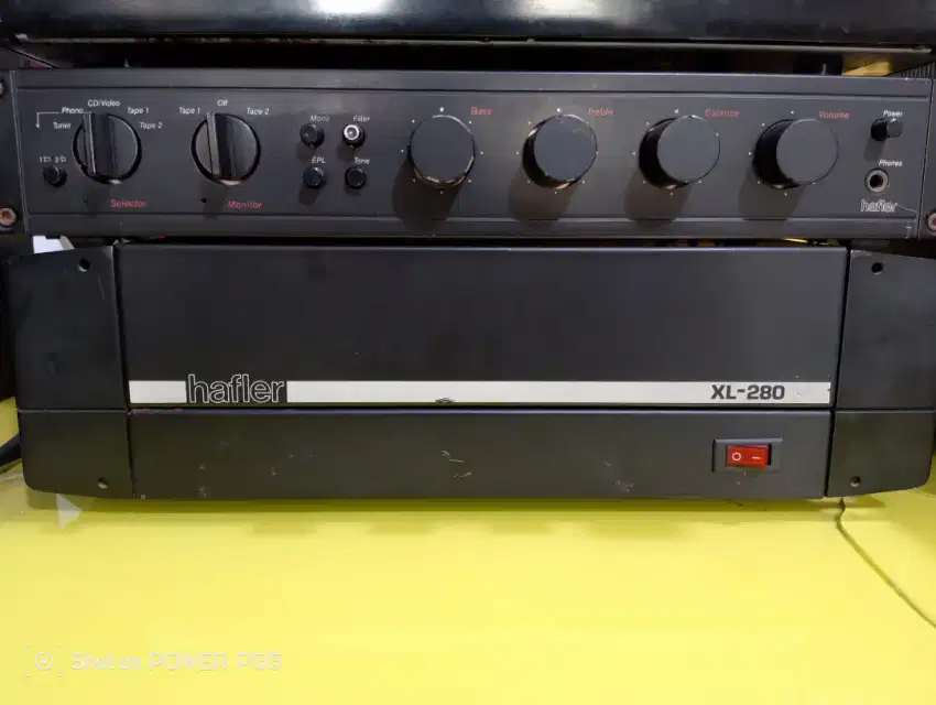 Jual pre amp power hafler XL280