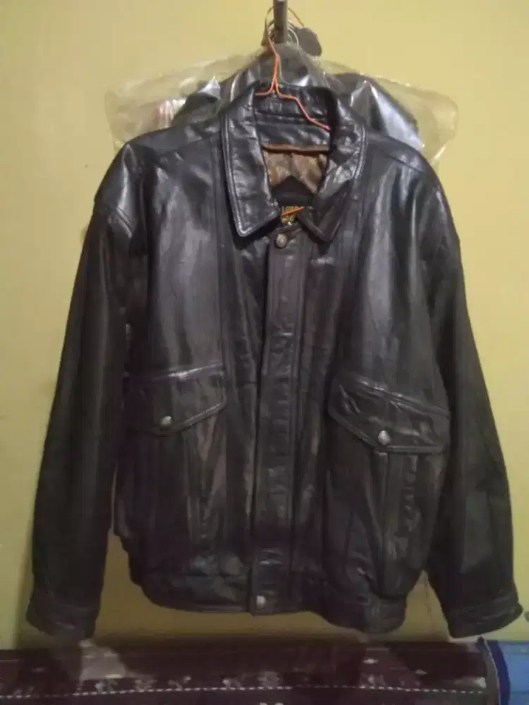 Jaket kulit london fog