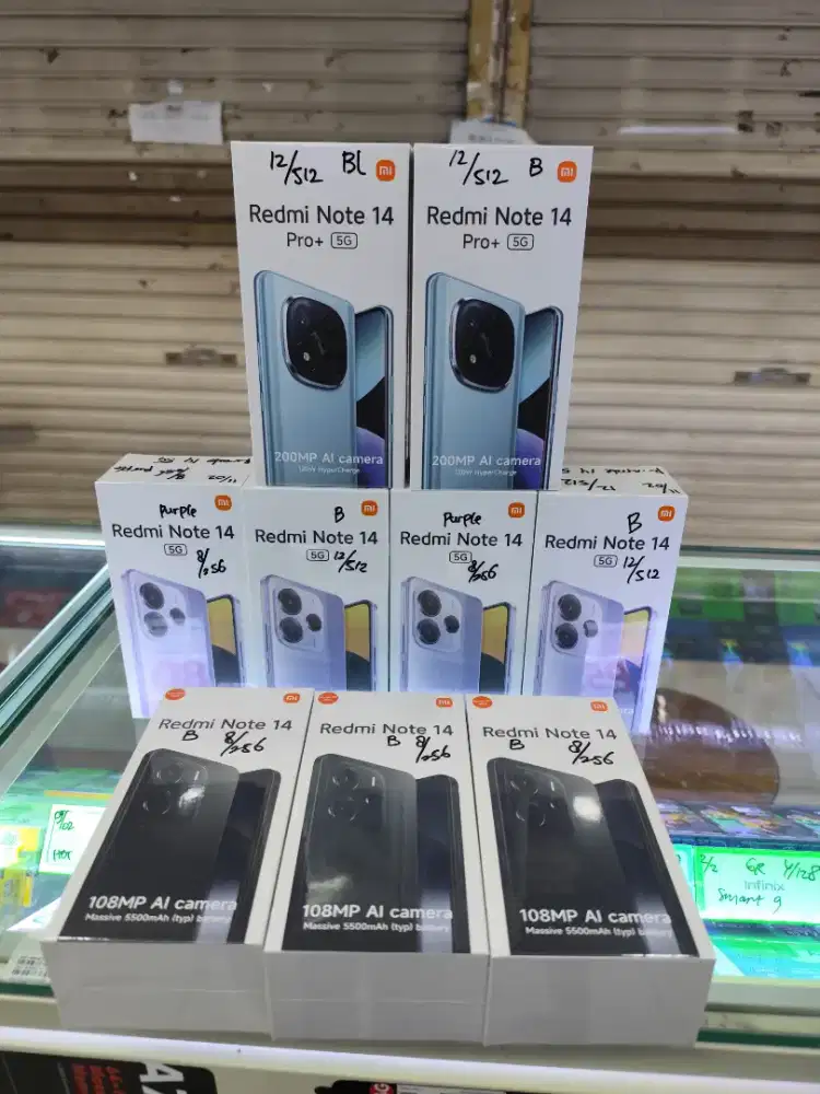 Redmi 15|Redmi note 14 | 14 5G | 14 pro 5G | 14 pro plus 5G(COD)