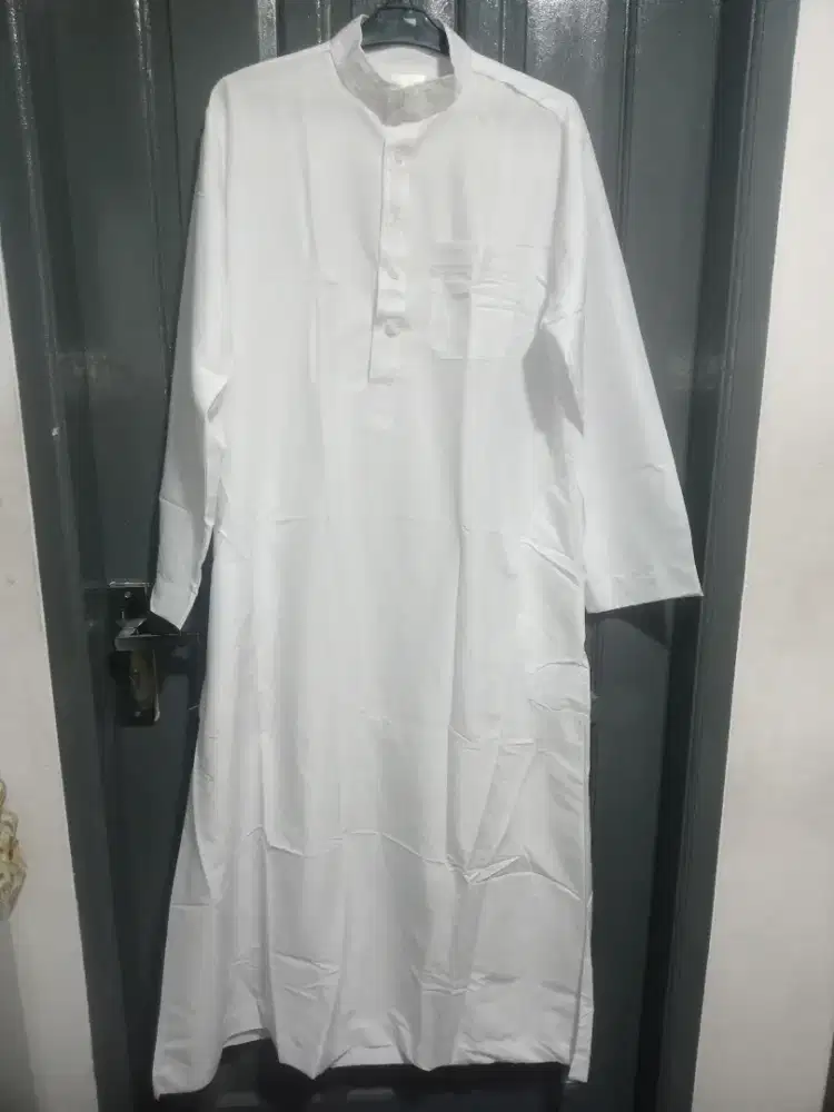 Jubah gamis arab size 56 setara M (NEW)  LD 124 P 140