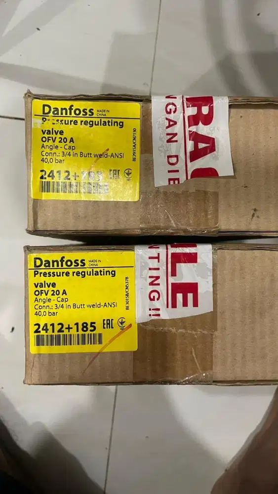 jual Danfoss pressure regulating valve 2412 +185 BNIB
