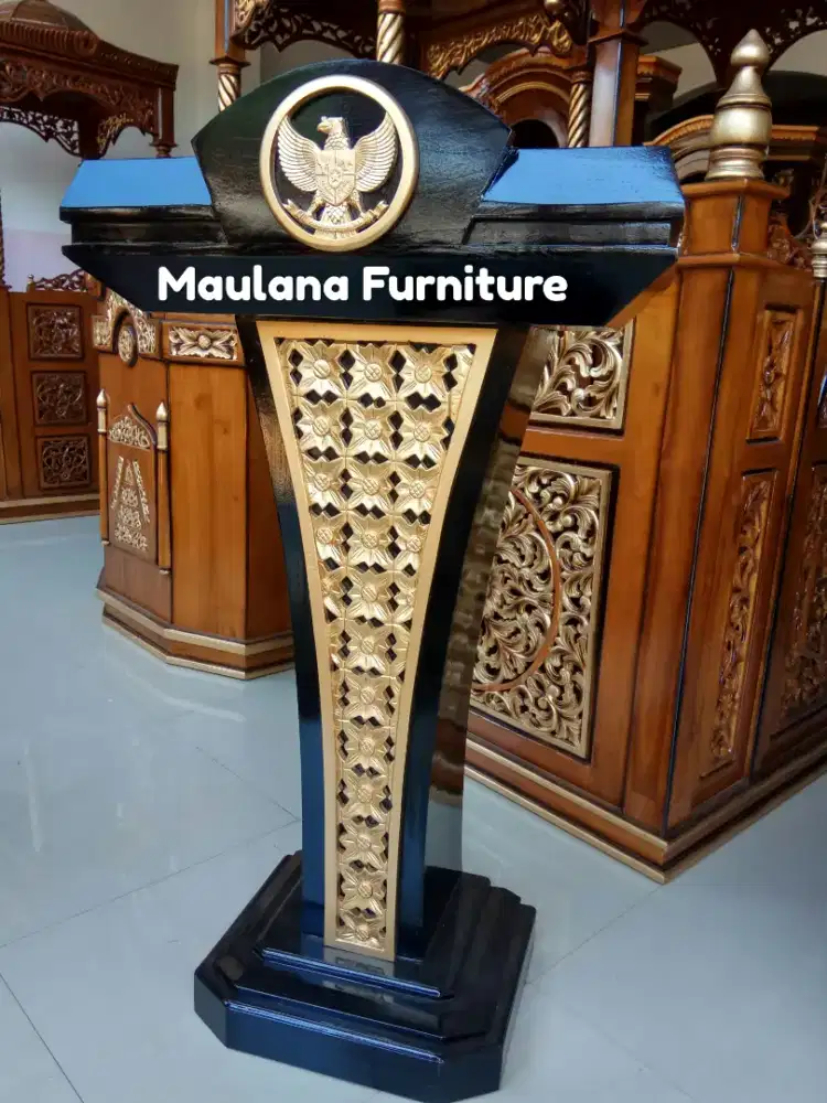 Mimbar masjid podium ready siap kirim